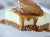 Bananas Foster Cheesecake Squares