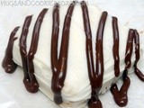 Biscoff stuffed graham cracker dipped in white chocolate