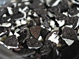 Black & white oreo bars