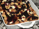 Blueberry Cream Cheese Overnight Brioche French Toast Casserole