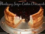 Blueberry Sugar Cookie Cheesecake
