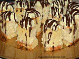 Boston Cream Pie Cheesecake Bites