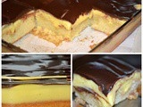 Boston Cream Pie Poke Cake