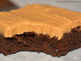 Brownies with Peanut Butter Frosting