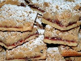 Buttery, delicious, raspberry bars