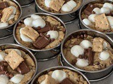 Campfire s’mores Deep Dish Cookies