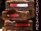 Candy cane oreo brownies