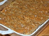 Caramel Apple Cheesecake Streusel Bars