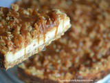 Caramel Apple Crisp Cheesecake