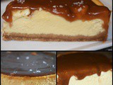 Caramel Eggnog Cheesecake