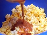 Caramel popcorn in progress