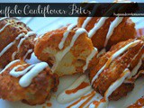 Cheesy Buffalo Cauliflower Bites