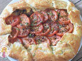 Cheesy Tomato Onion Galette