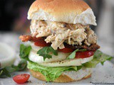 Chicken blt Sandwiches with Bacon Gravy