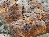 Chocolate Chip Croissant Bread Pudding