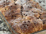 Chocolate Chip Croissant Bread Pudding