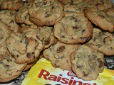 Chocolate Chip Raisinette Cookies