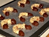 Chocolate Dipped Almond Horns