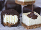 Chocolate Dipped Cheesecake Bites