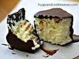 Chocolate dipped cheesecake bites