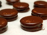 Chocolate dipped halloween oreos