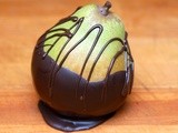 Chocolate dipped pears from harry & david
