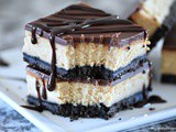 Chocolate Peanut Butter Cheesecake Bars