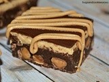 Chocolate Peanut Butter Stuffed Brownies