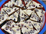 Christmas Cranberry Bars with White Chocolate Cream Cheese Frosting