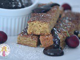 Churro French Toast Sticks with Melted Chocolate