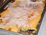 Cinnamon roll cake