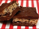 Cookie dough brownie bars
