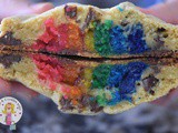 Cookies Stuffed With Rainbow Cake Pops