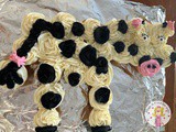 Cow Cupcake Cake