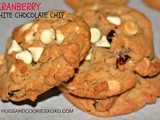 Cranberry white chocolate chip cookies