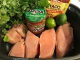 Crockpot Taco Salsa Chicken