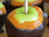 Dark Chocolate Caramel Apples