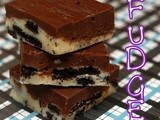 Double decker oreo fudge