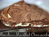 Flourless Marbled Cheesecake