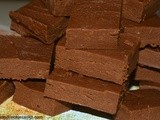 Frozen Chocolate Cream Cheese Fudge