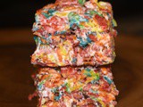 Fruity Pebbles Marshmallow Treats