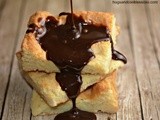 Fudgy White Chocolate Brownies with Hershey’s Syrup