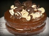 Ganache Cake With Chocolate Cream Cheese Frosting