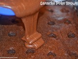 Ganache poke brownies