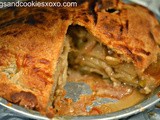 Gluten free caramel apple pie