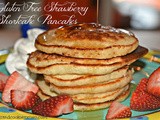 Gluten free strawberry shortcake pancakes
