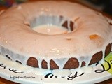 Grandmother's famous tea cake with glaze