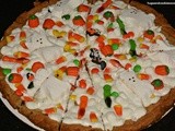 Halloween Cookie Pizza