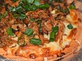 Honey garlic chicken pizza