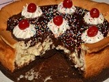 Hot Fudge Brownie Sundae Cheesecake